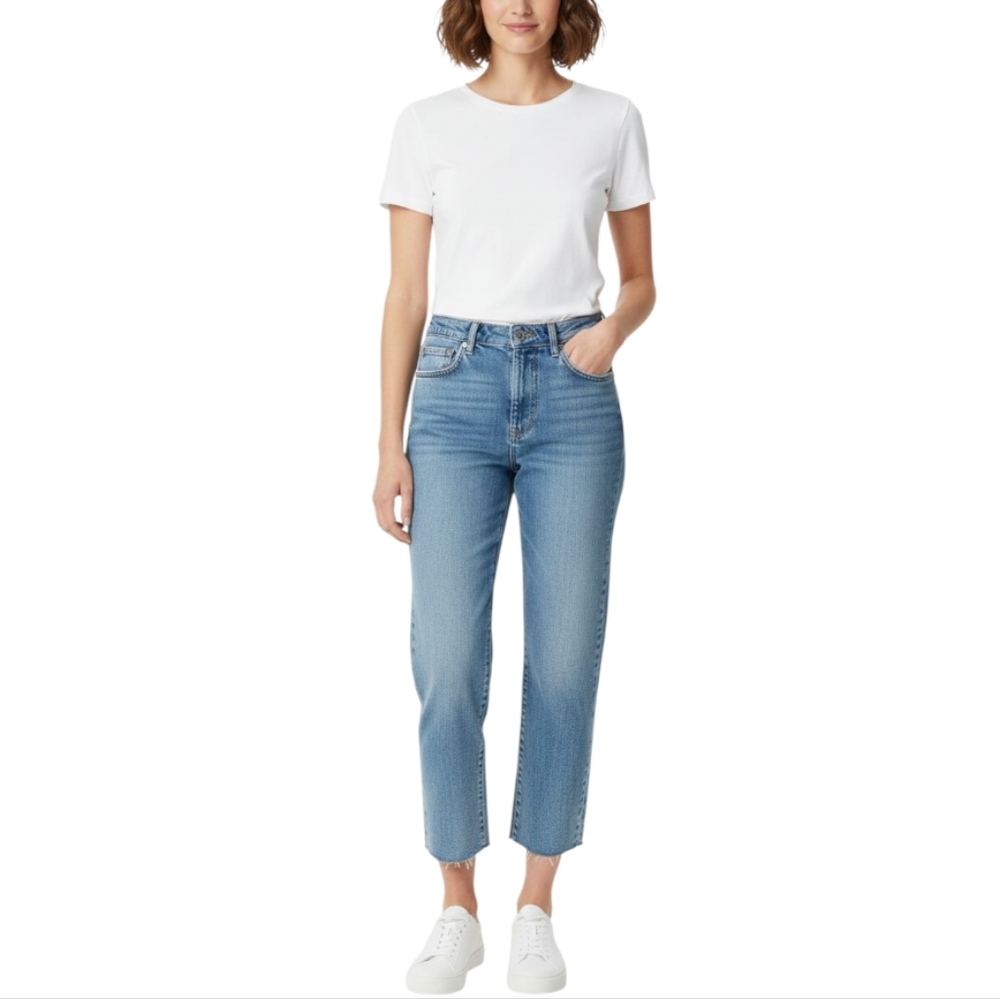 GARAGE Jambe Wide Leg Light Denim Jeans Size 25